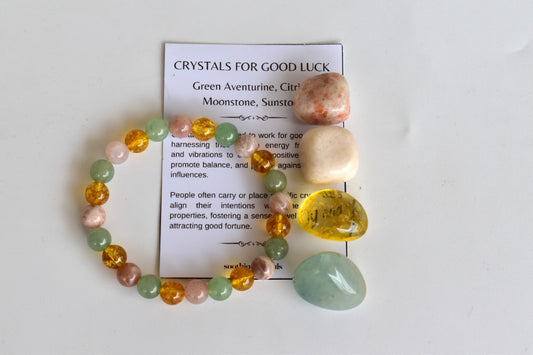 Bringing GOOD LUCK Crystal Kits
