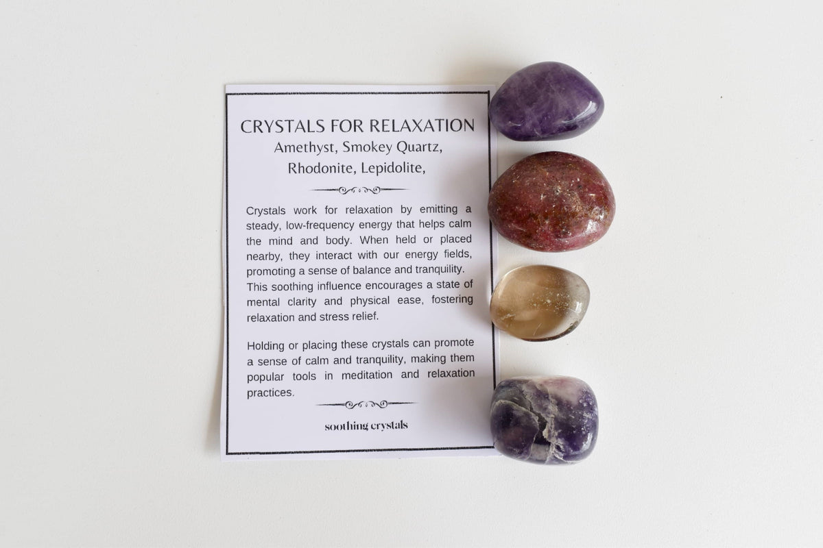 Brings RELAXATION Crystal Kits