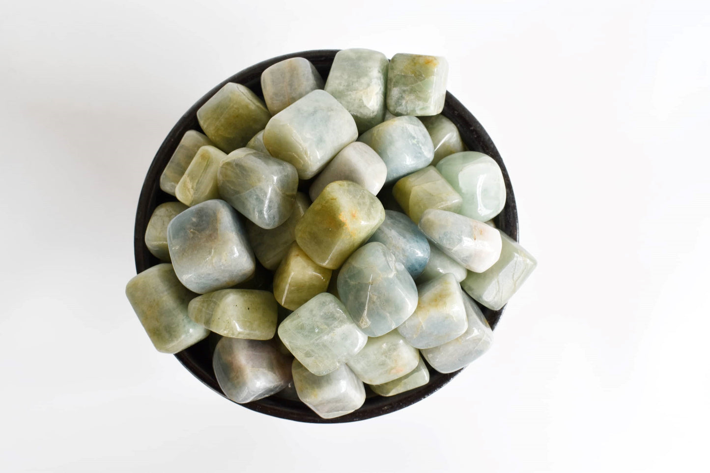1Kg Aquamarine Tumbled Stones
