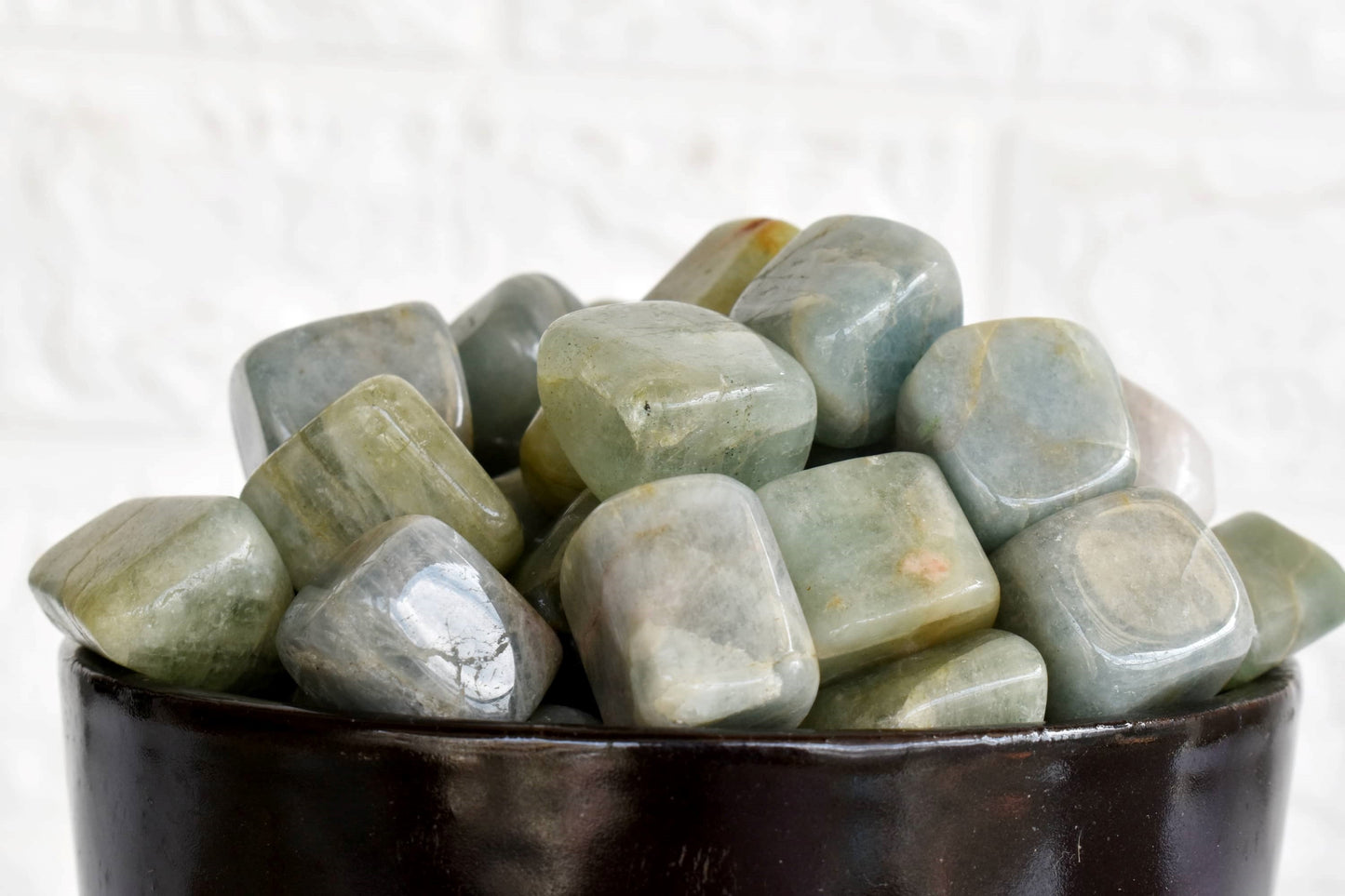 1Kg Aquamarine Tumbled Stones