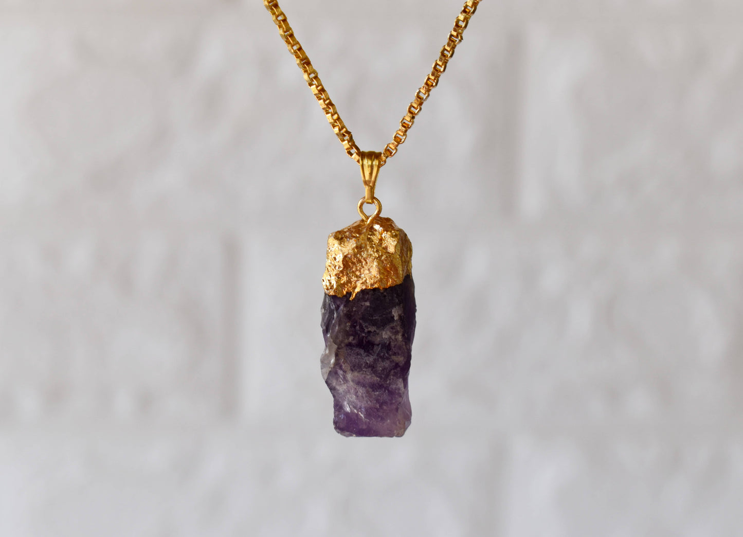 Amethyst Rough Stone Pendants