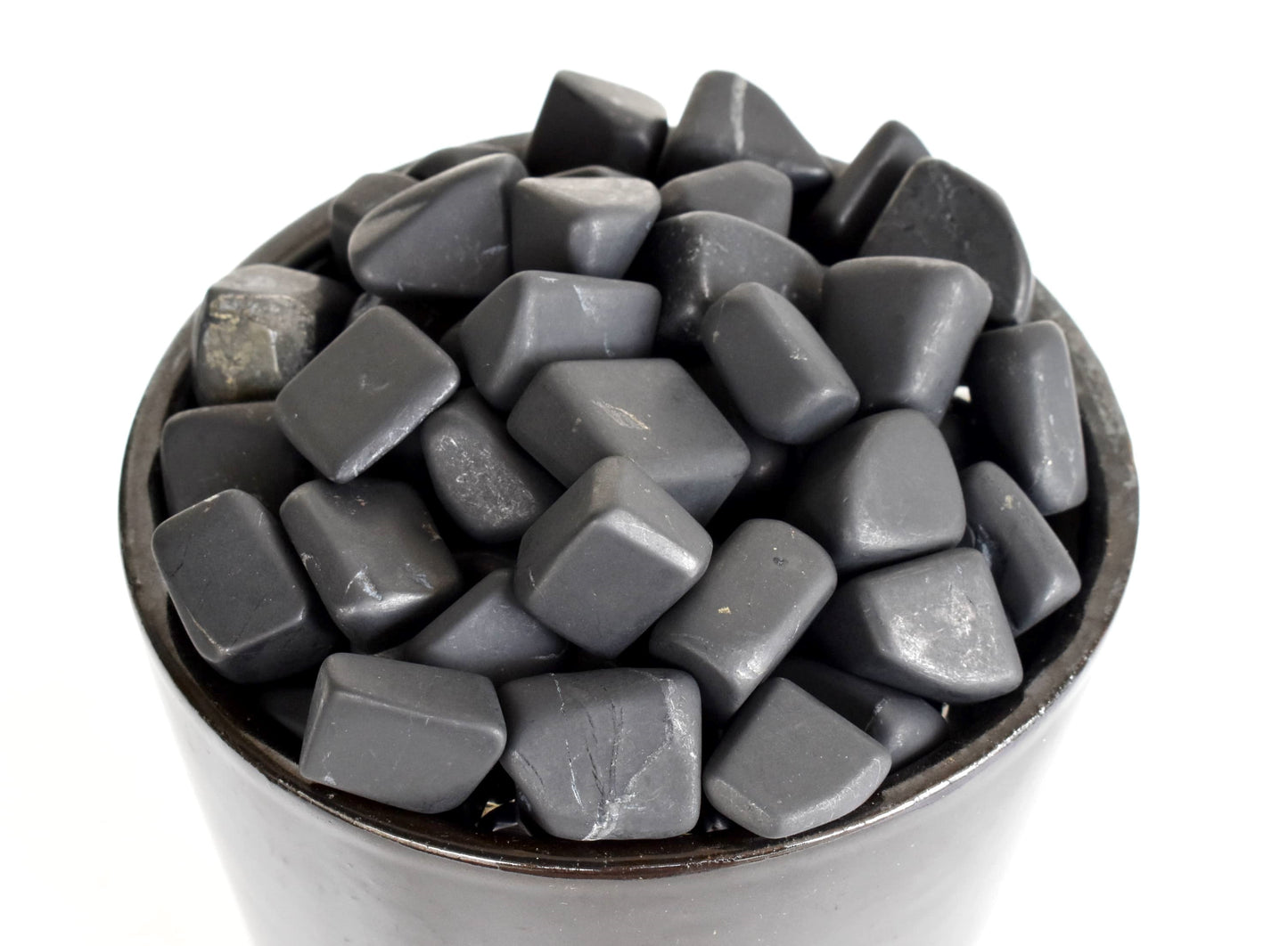 1Kg Black Shungite Tumbled Stones
