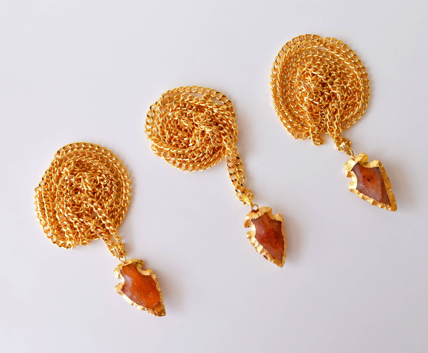 Carnelian Arrowhead Pendant