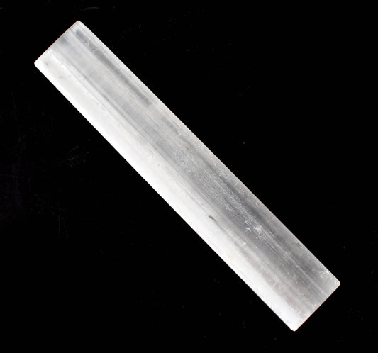 6 inch Selenite Charging Plate, Polished Selenite Slab, Selenite Charging Bar for cleansing meditation Crystal