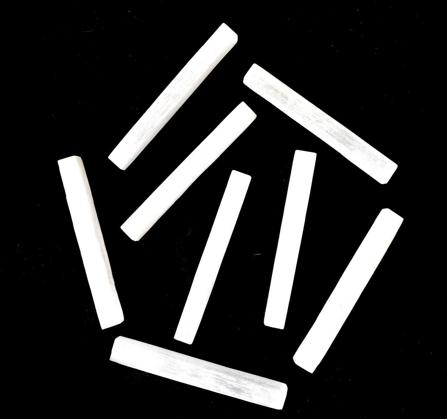 4" Selenite Healing Logs Selenite Sticks, Crystal Log Gemstone