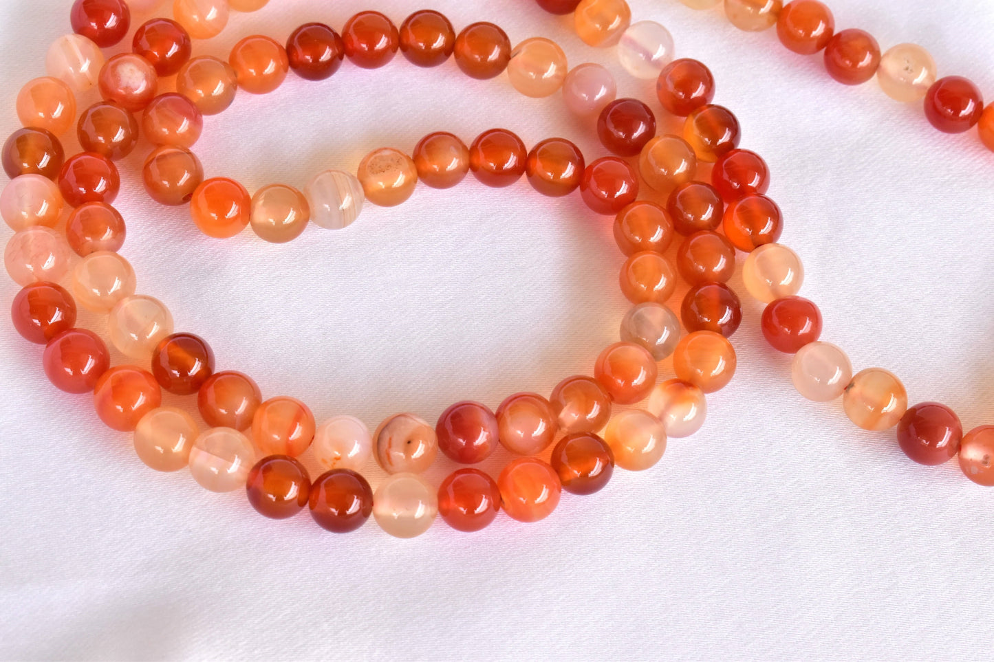 108 Carnelian Bead Prayer Mala