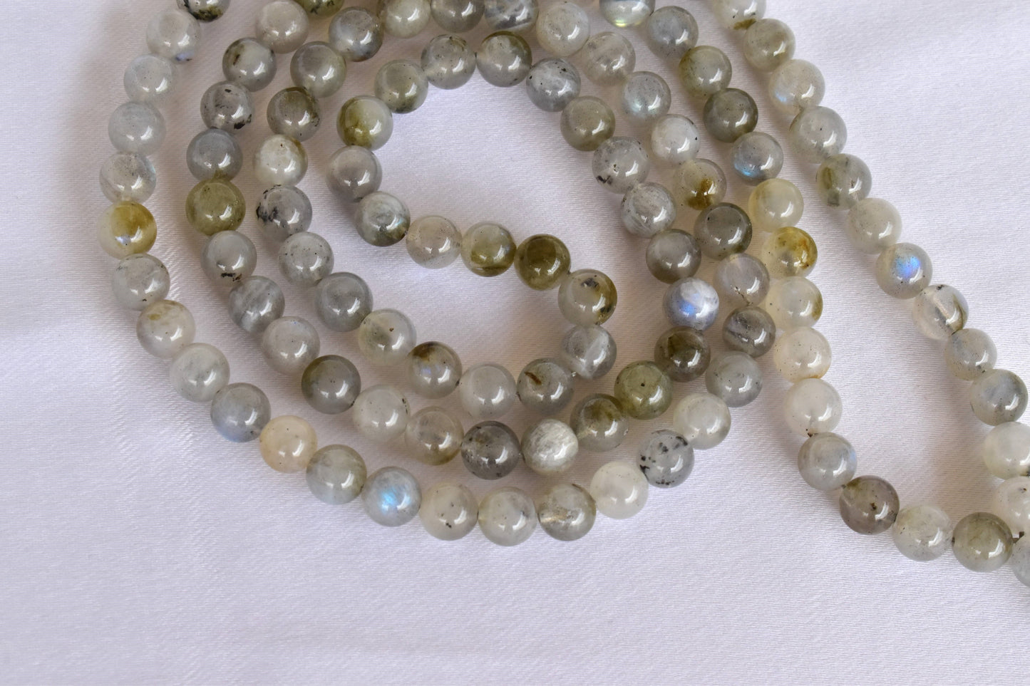 108 Labradorite Beads Prayer Mala