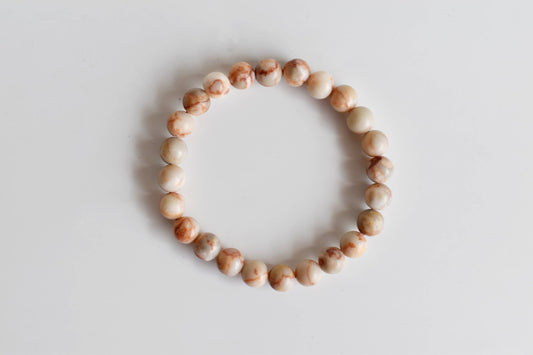 Red Picasso Jasper Gemstone Bracelet