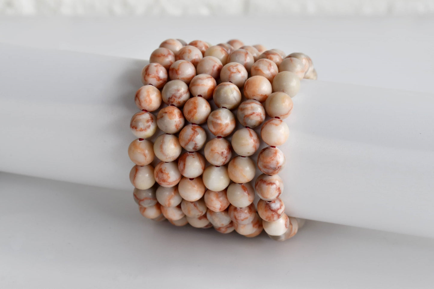 Red Picasso Jasper Gemstone Bracelet