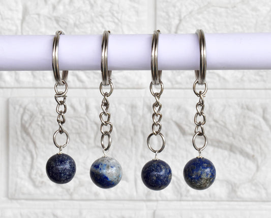 Keychains - Lapis Lazuli Worry Stones Keychains