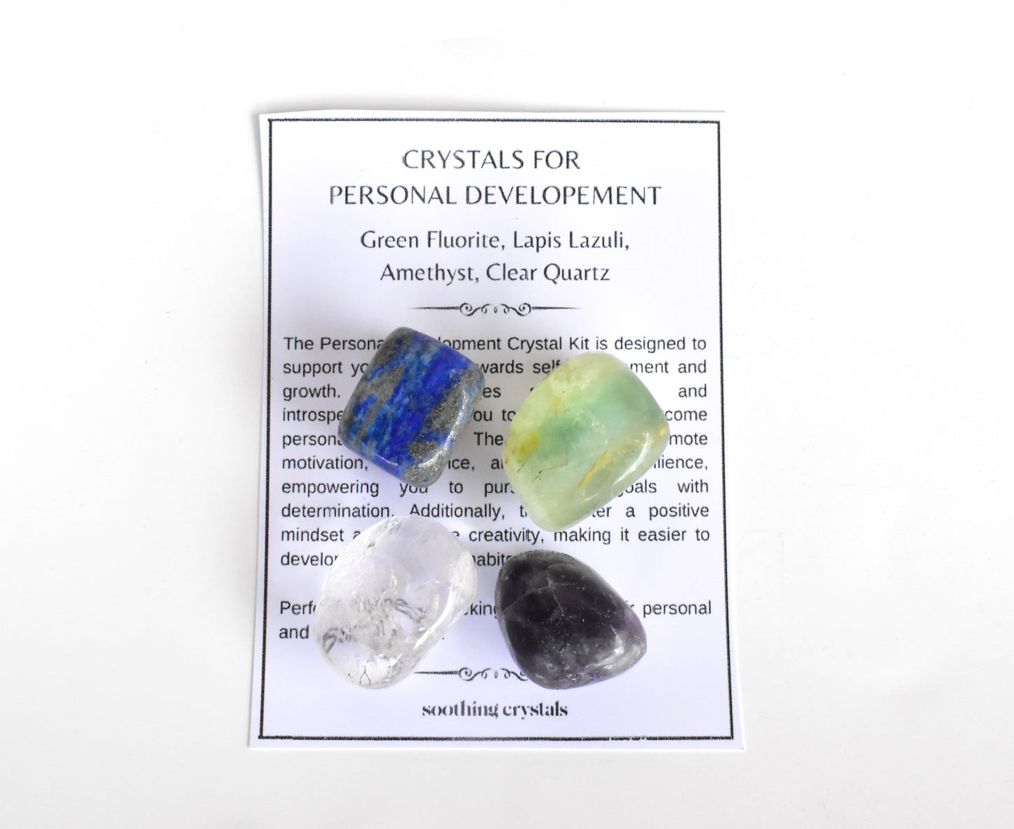 Personal Development Crystal Kits.