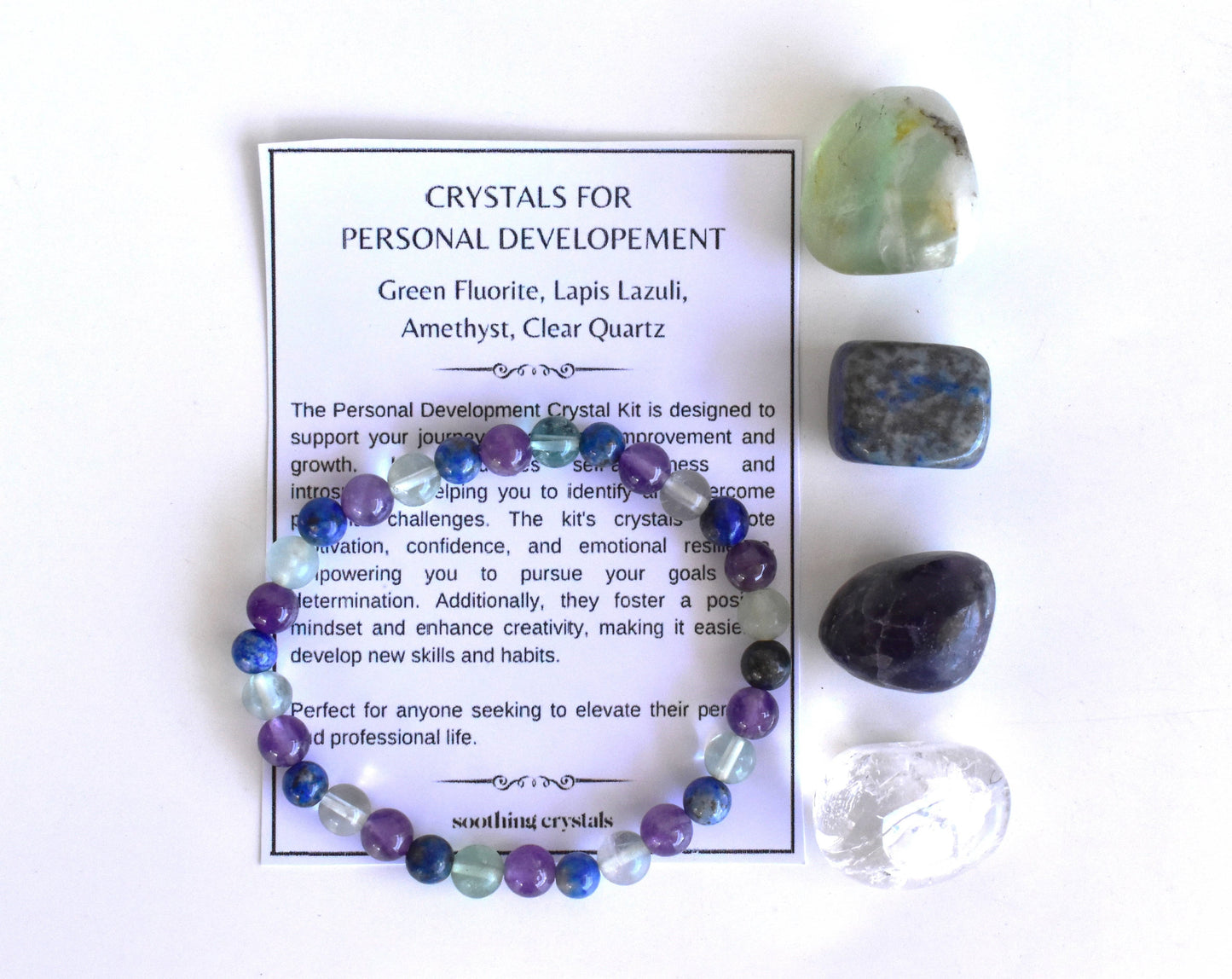 Personal Development Crystal Kits.