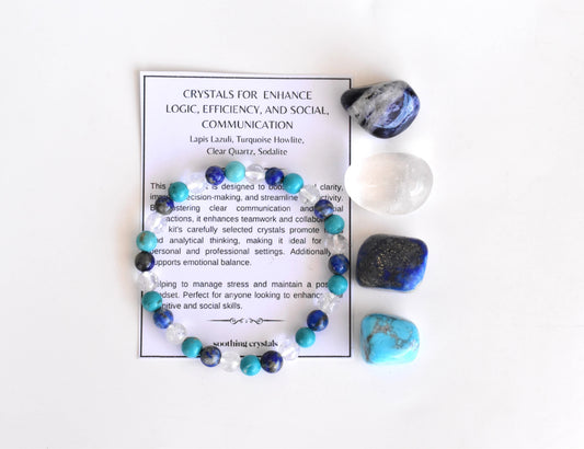 Enhance Logic, Efficiency, & Social, Communication Crystal Kits