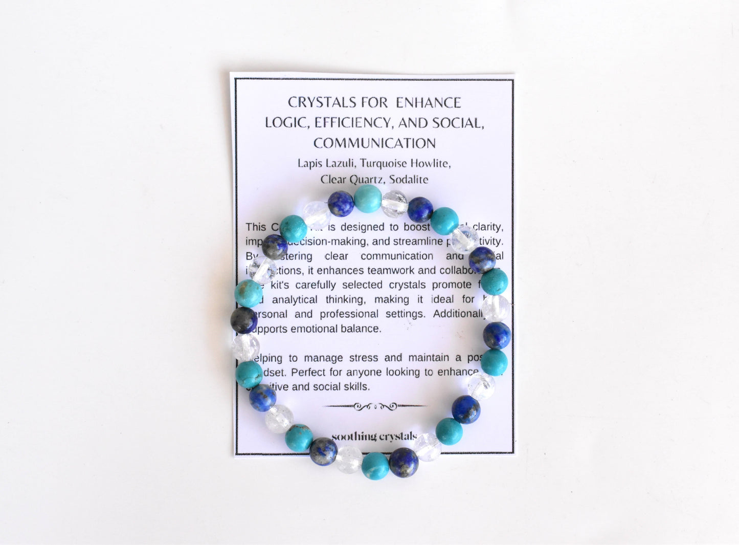Enhance Logic, Efficiency, & Social, Communication Crystal Kits