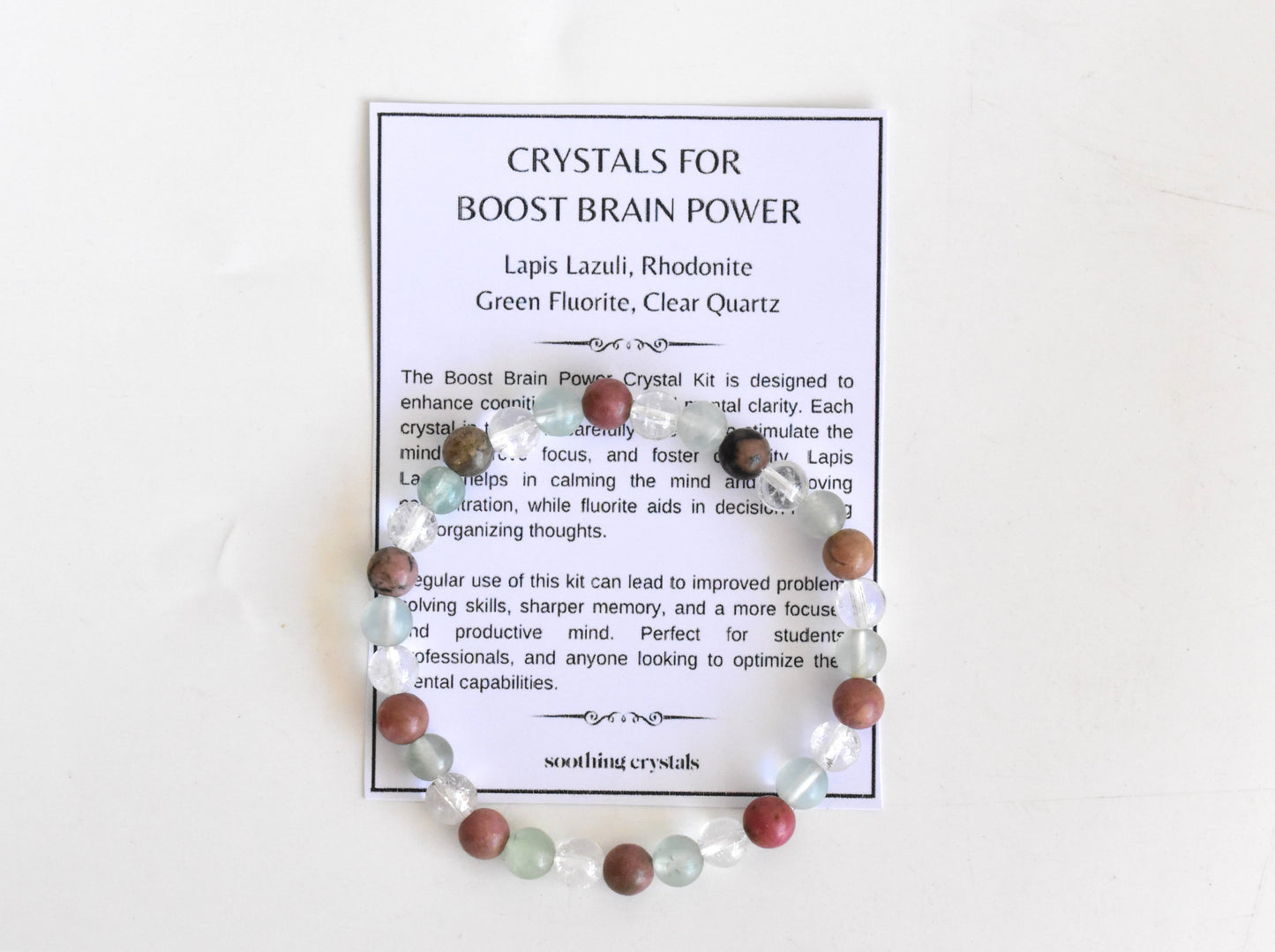 Boost Brain Power PACK Crystal Kits