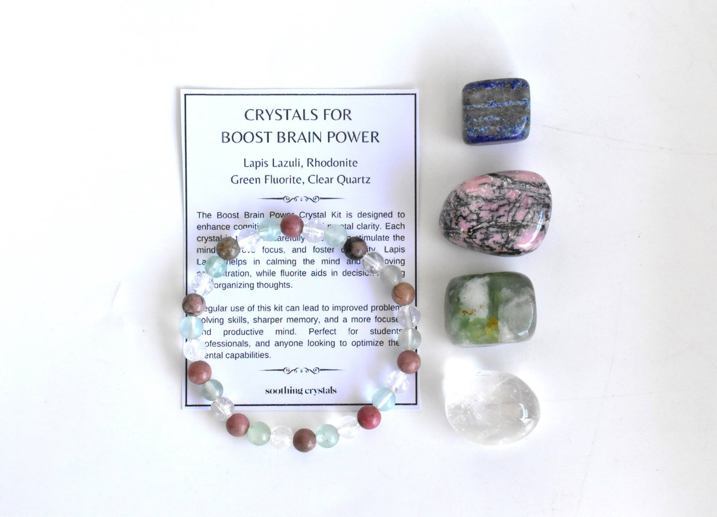 Boost Brain Power PACK Crystal Kits