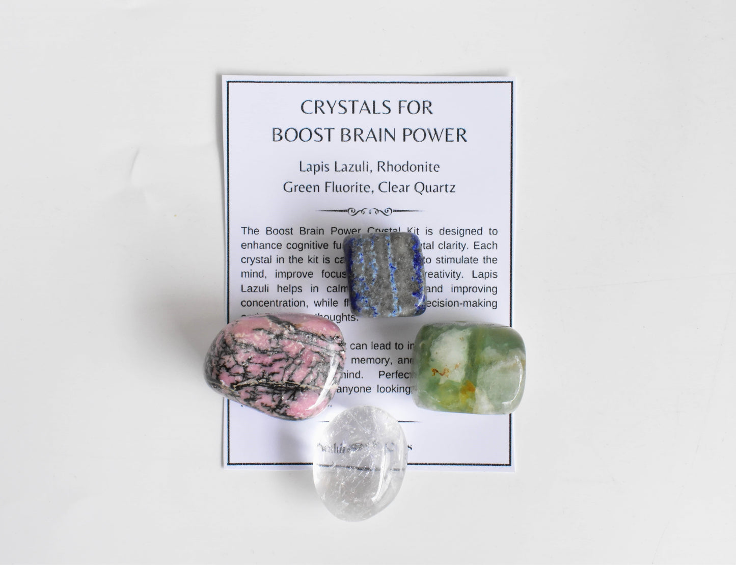 Boost Brain Power PACK Crystal Kits