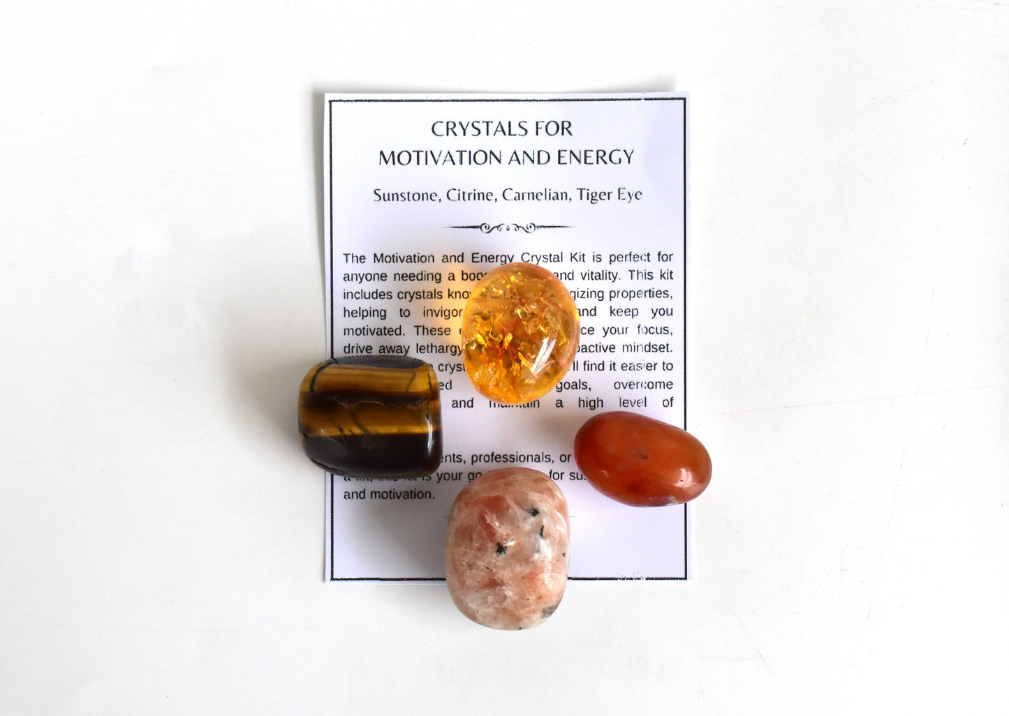 Motivation And Energy Crystal Kits.