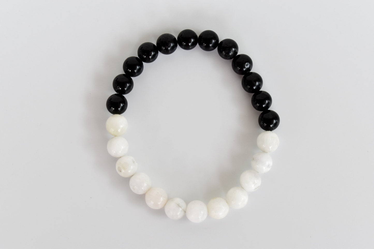 Yin Yang Energy Support Balance Gemstone Bracelet