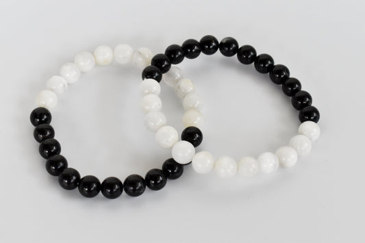 Yin Yang Energy Support Balance Gemstone Bracelet