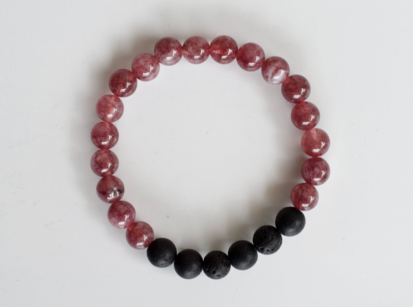 Pink Tourmlaine Diffuser Bracelet