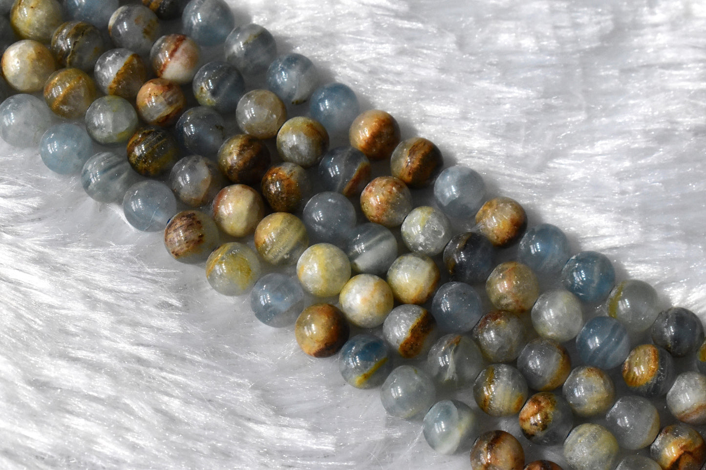 Blue Calcite Crystal Beads for Jewelry | Gemstone Beads