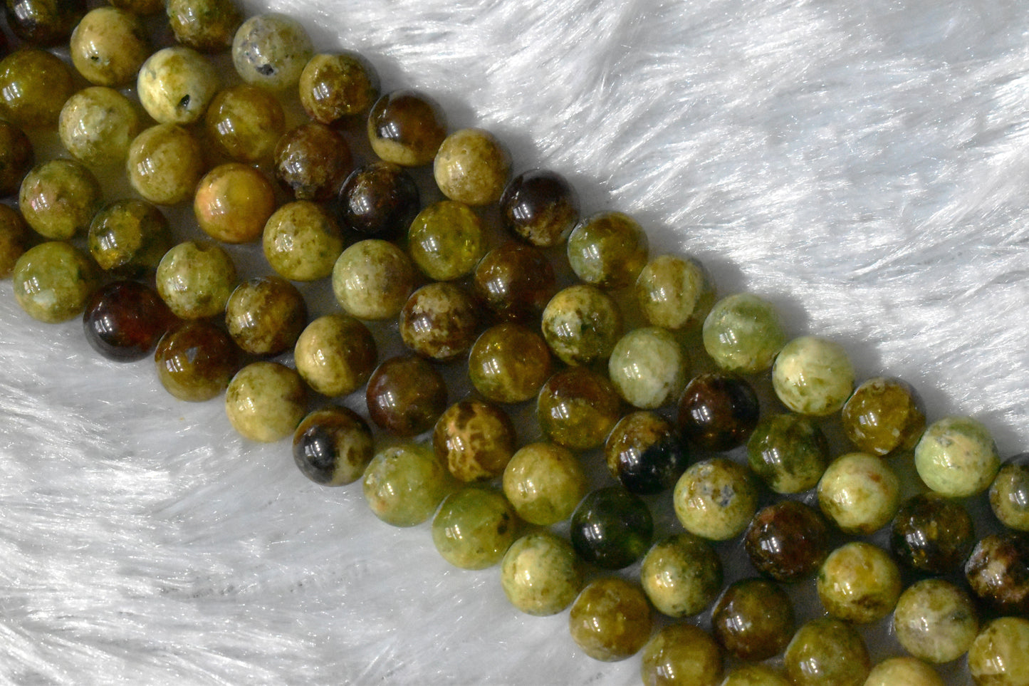 Green Tourmaline Crystal Beads for Jewelry | Gemstone Beads