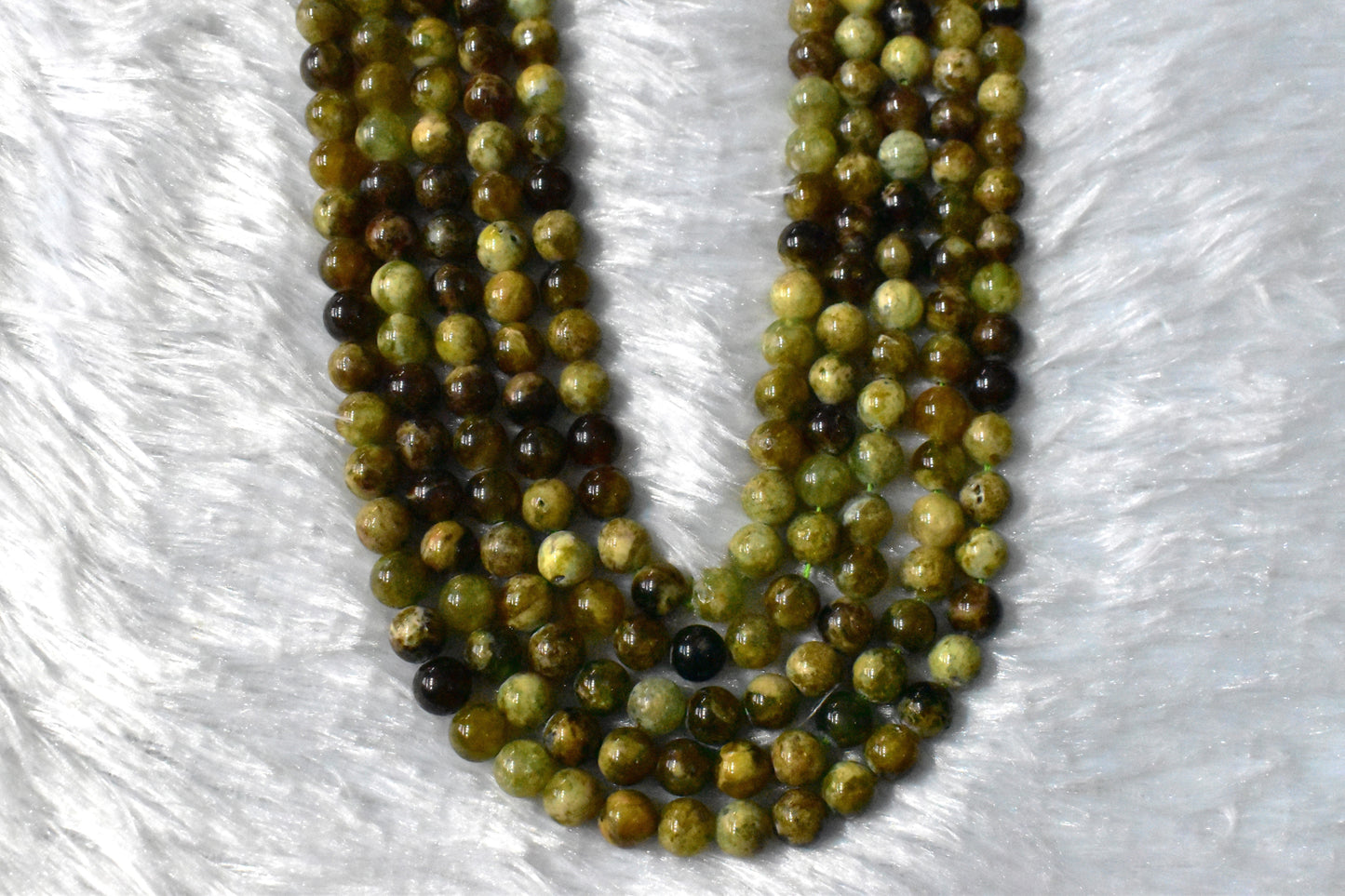 Green Tourmaline Crystal Beads for Jewelry | Gemstone Beads