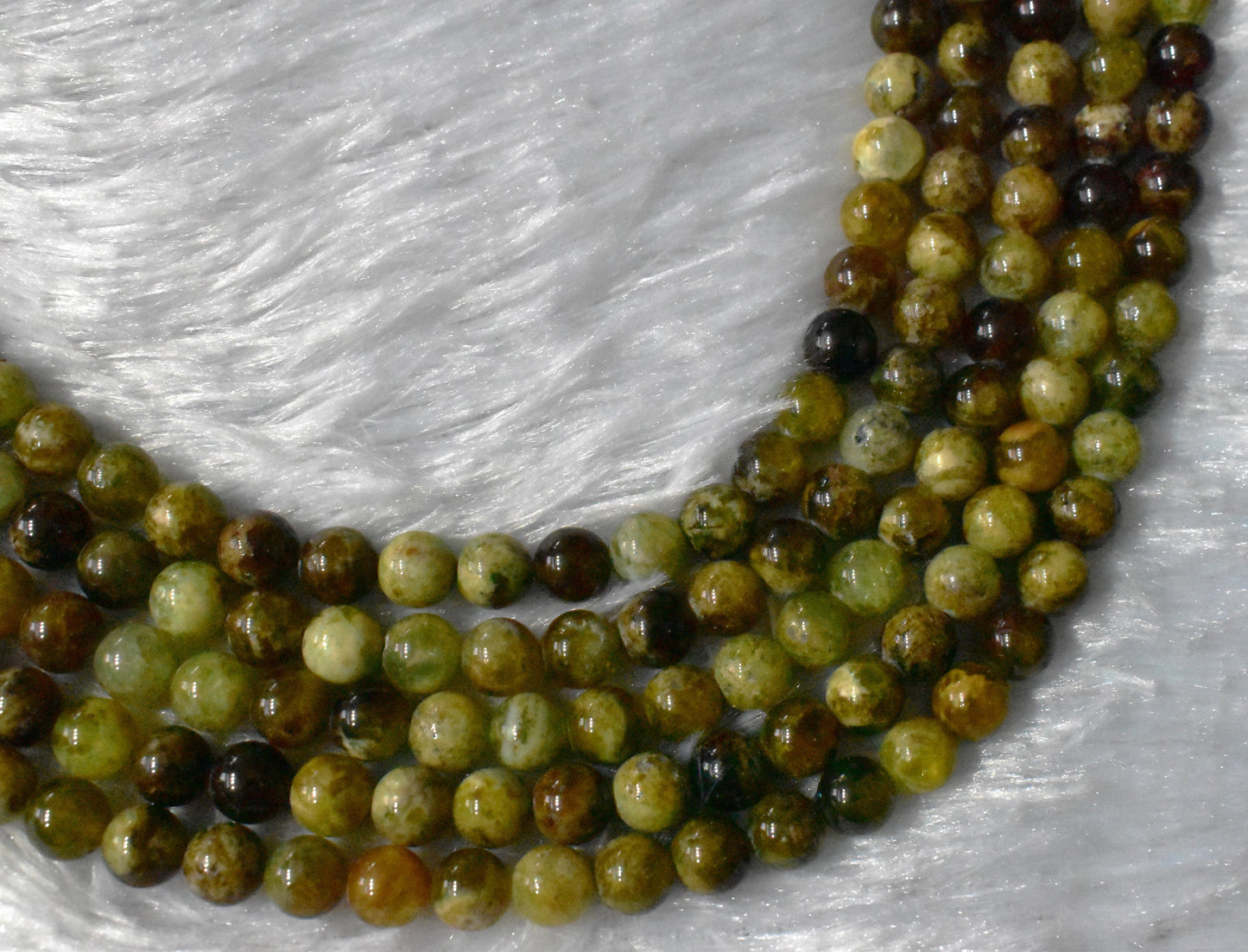 Green Tourmaline Crystal Beads for Jewelry | Gemstone Beads