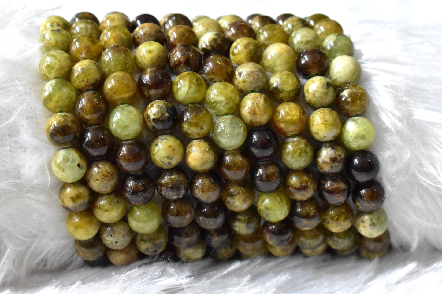 Green Tourmaline Crystal Beads for Jewelry | Gemstone Beads
