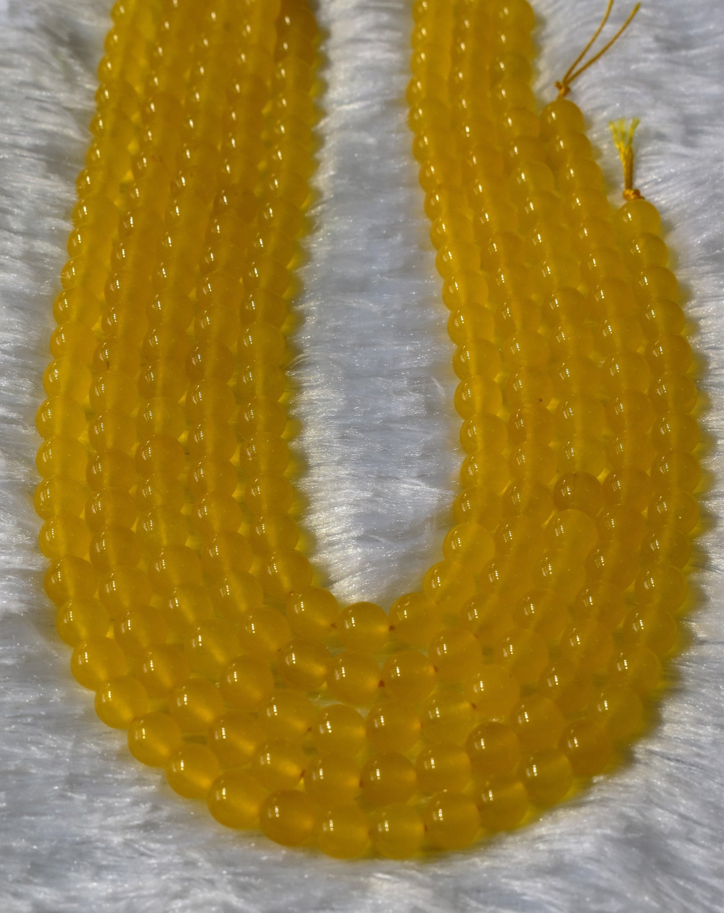 Yellow Jade Crystal Beads for Jewelry | Gemstone Beads
