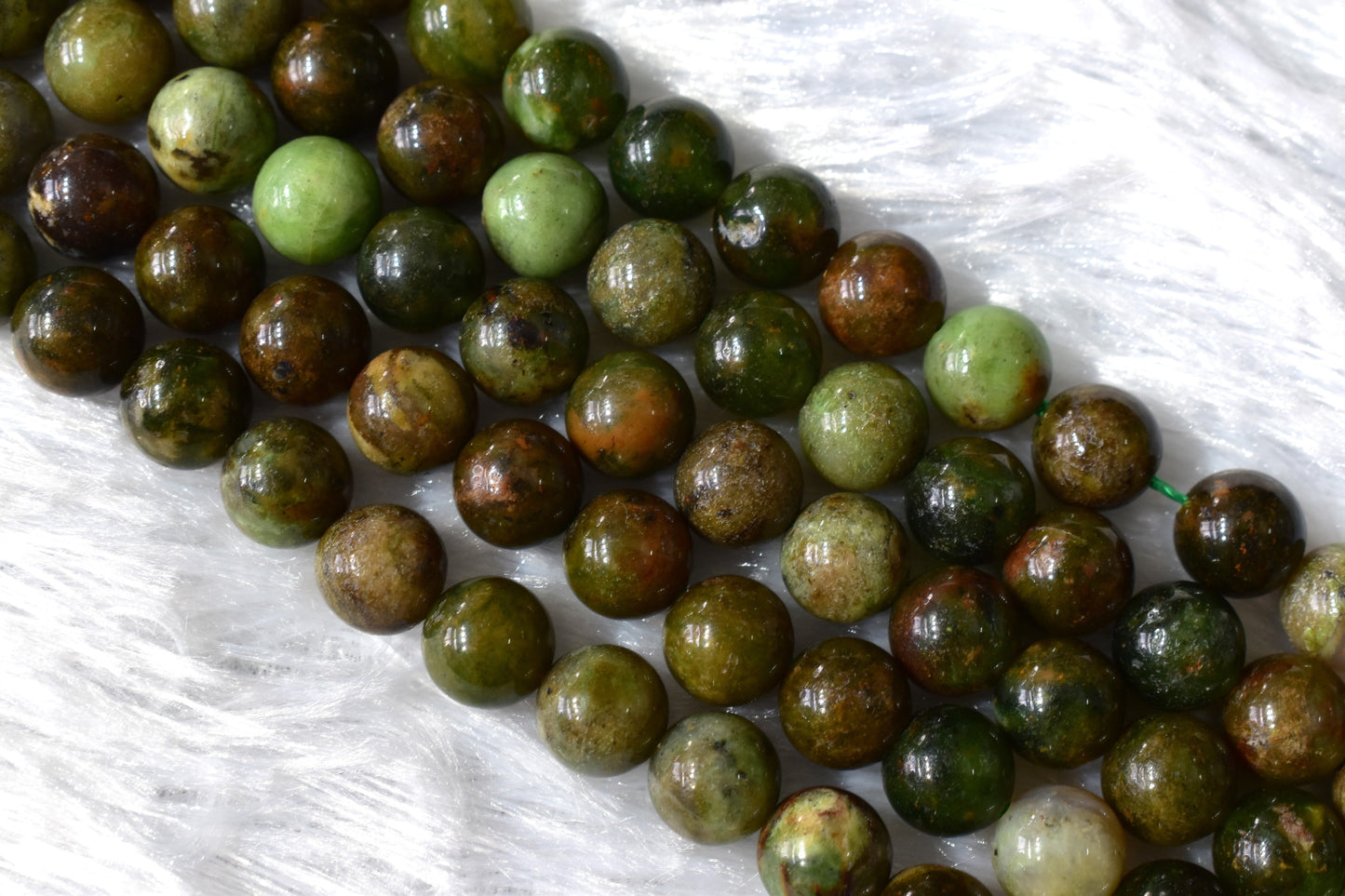 Green Opal Crystal Beads for Jewelry | Gemstone Beads