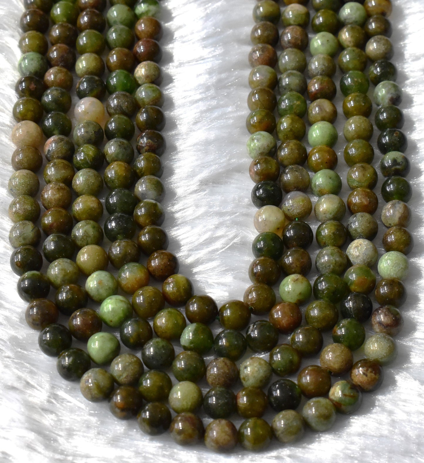 Green Opal Crystal Beads for Jewelry | Gemstone Beads