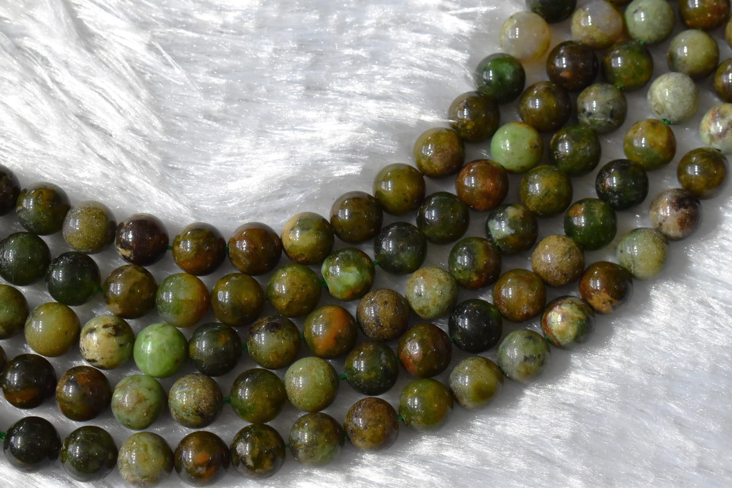 Green Opal Crystal Beads for Jewelry | Gemstone Beads