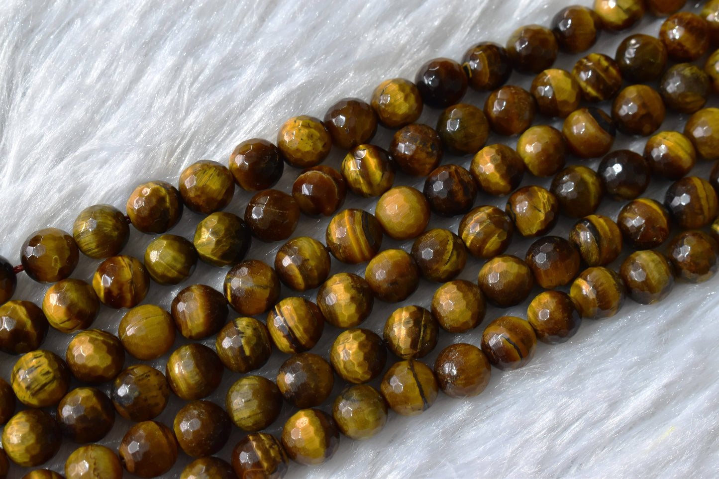 Tiger eye Faceted Beads | Crystal Beads for Jewelry