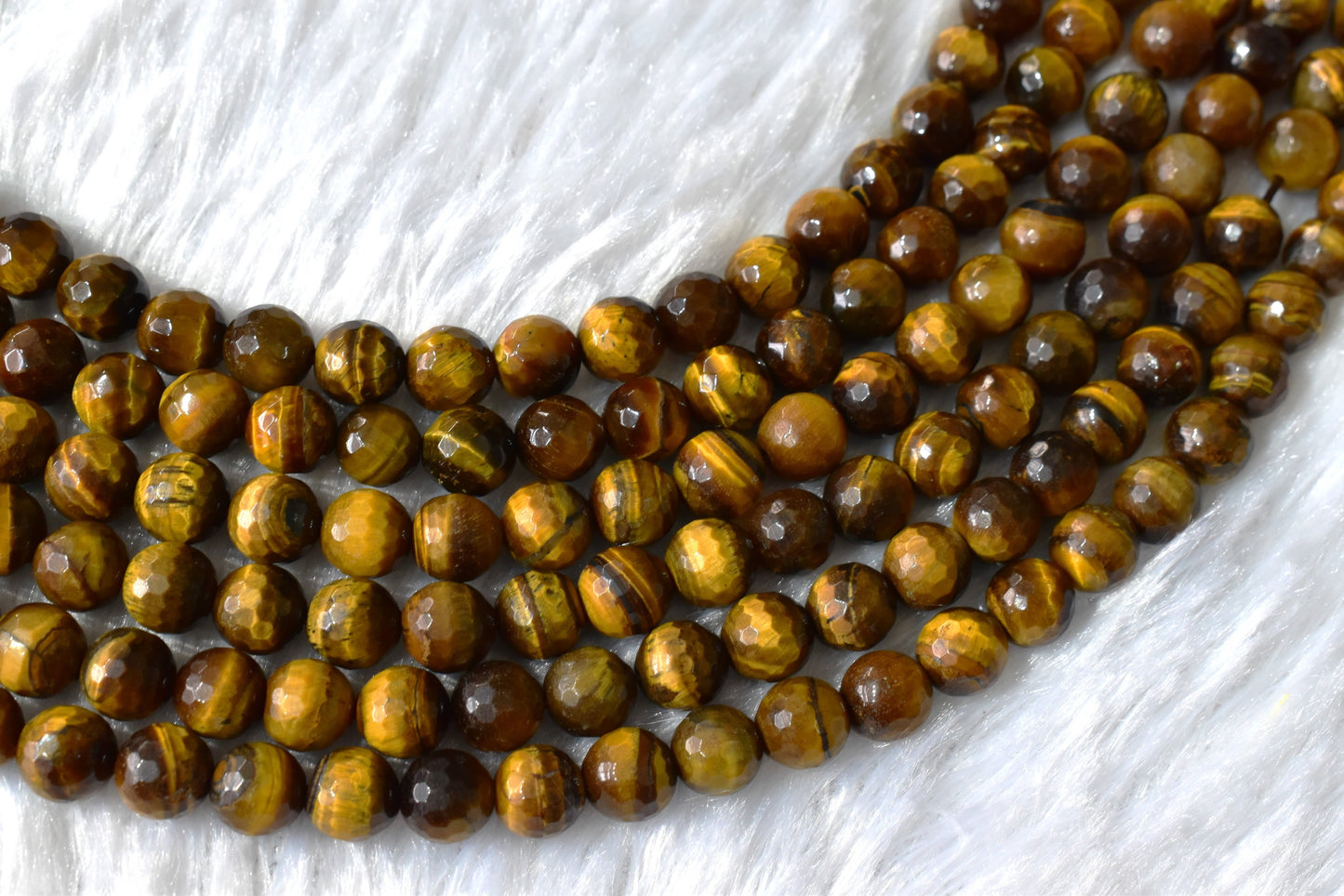 Tiger eye Faceted Beads | Crystal Beads for Jewelry