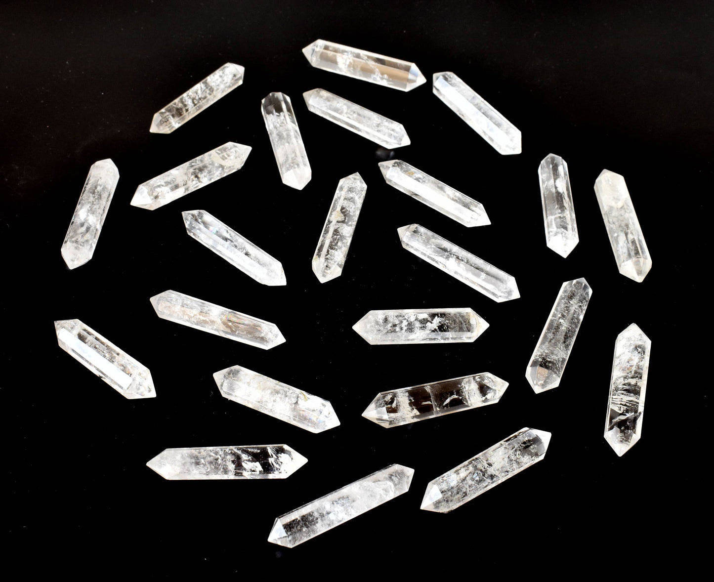 Crystal Quartz Double Terminated Crystal Point Pencils
