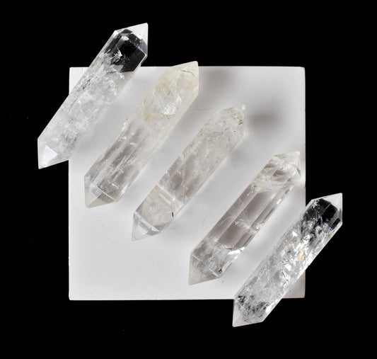 Crystal Quartz Double Terminated Crystal Point Pencils