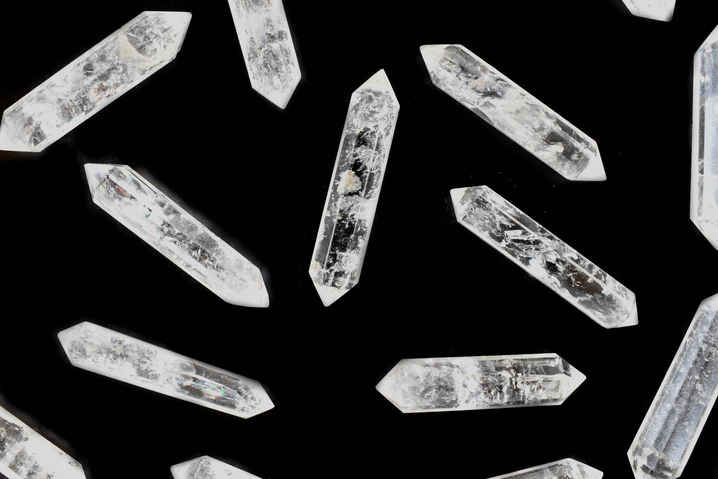 Crystal Quartz Double Terminated Crystal Point Pencils