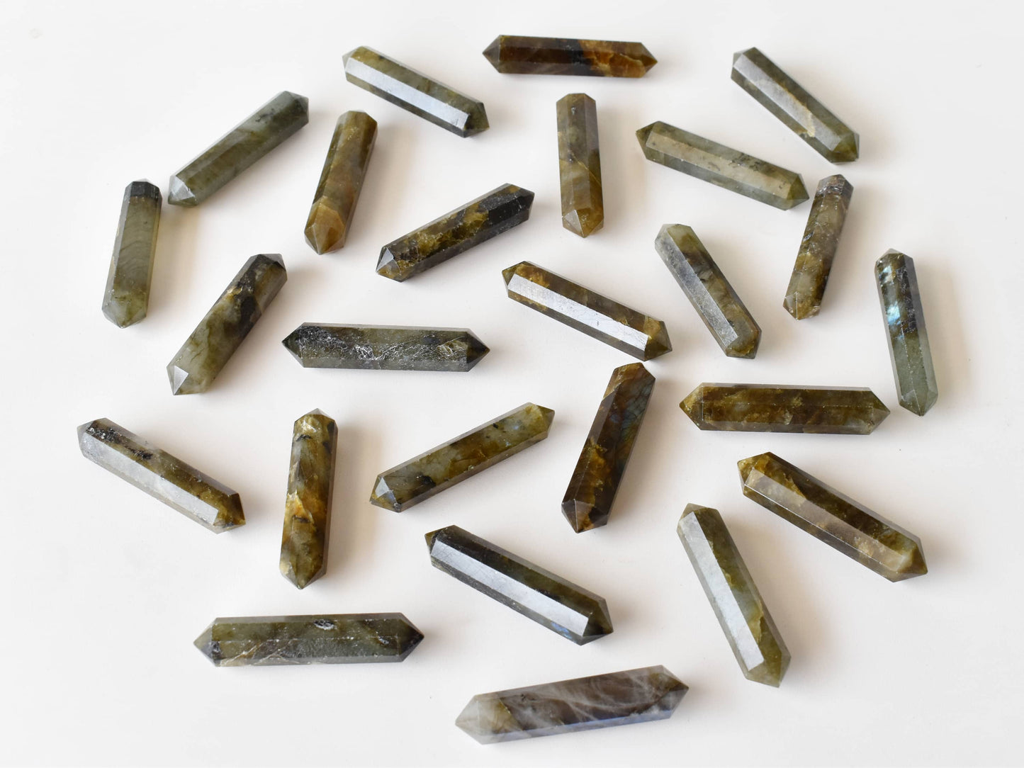 Labradorite Double Terminated Crystal Point Pencils