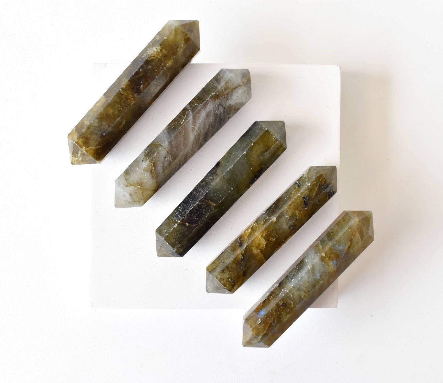 Labradorite Double Terminated Crystal Point Pencils