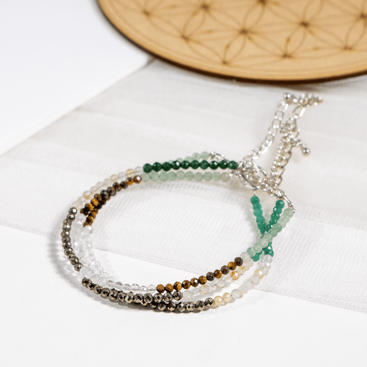 Dhan Yog  Crystal Anklet | Natural Healing Crystal Anklet | Energy Protection & Spiritual Jewelry