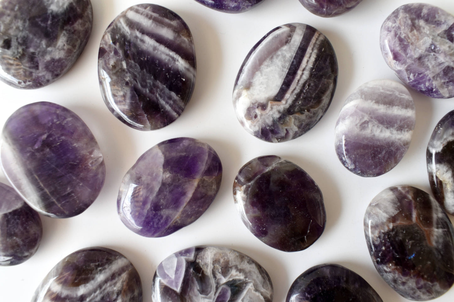 Natural Amethyst Flat Stones