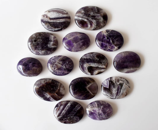 Natural Amethyst Flat Stones