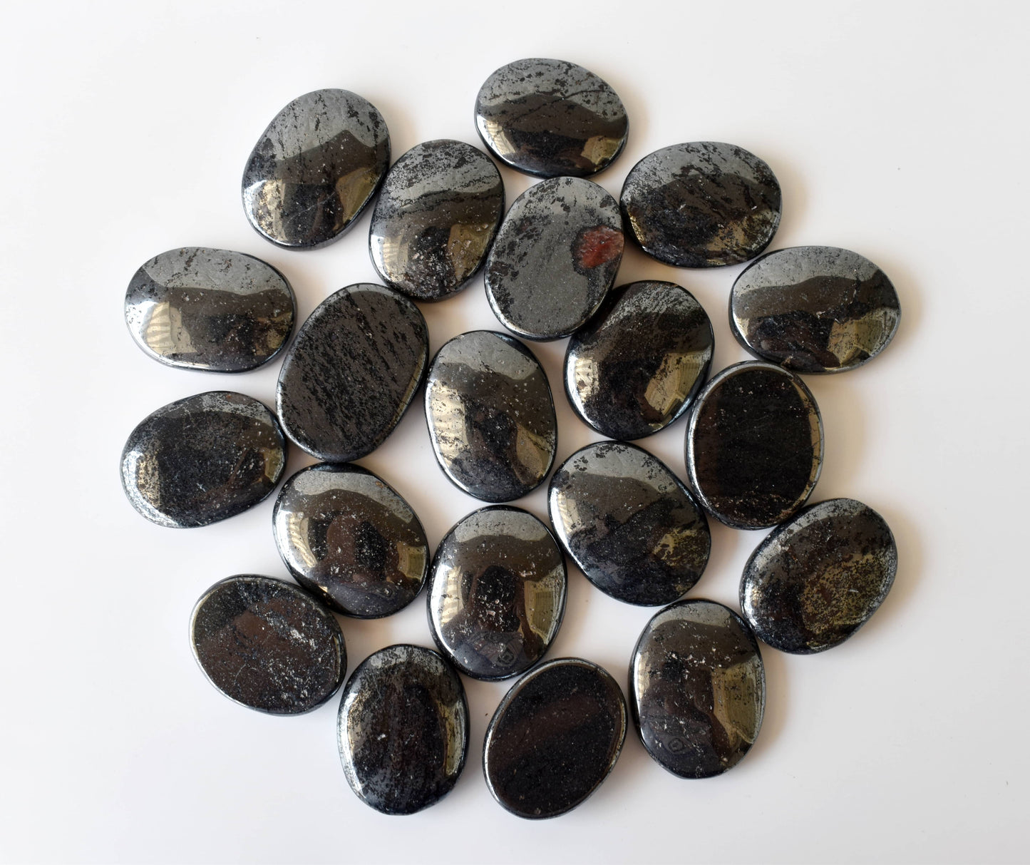 Natural Hematite Flat Stones