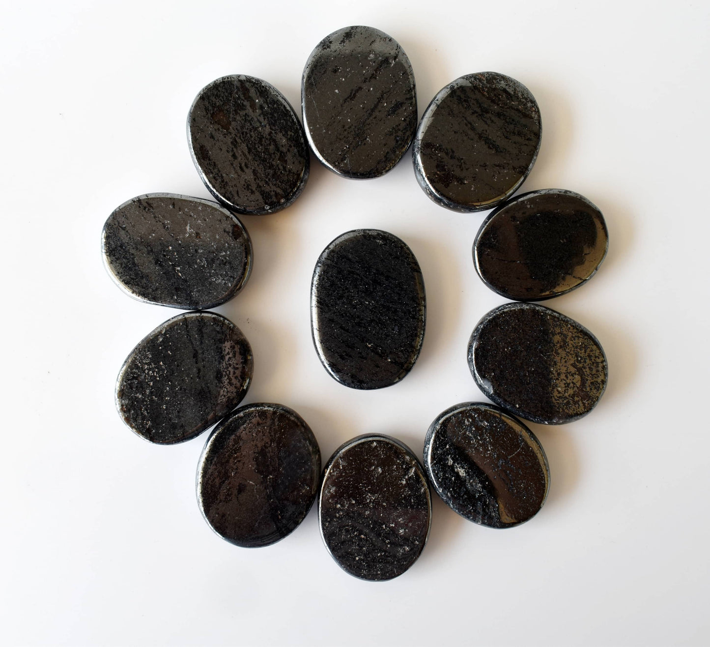 Natural Hematite Flat Stones