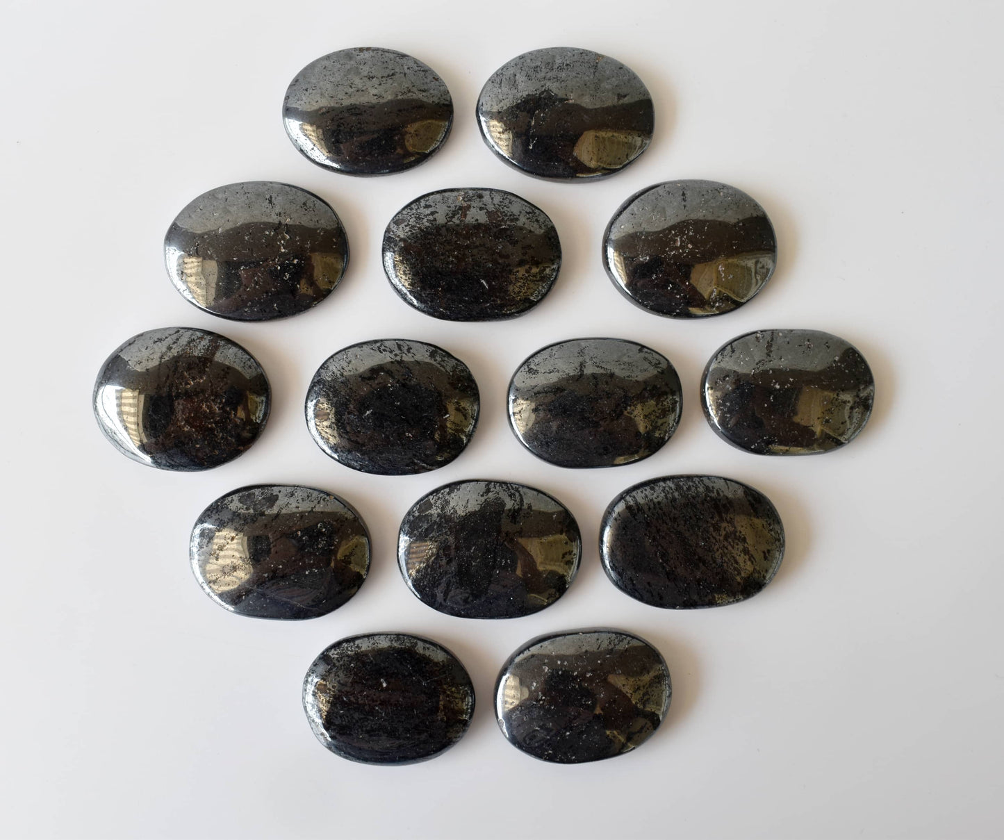 Natural Hematite Flat Stones