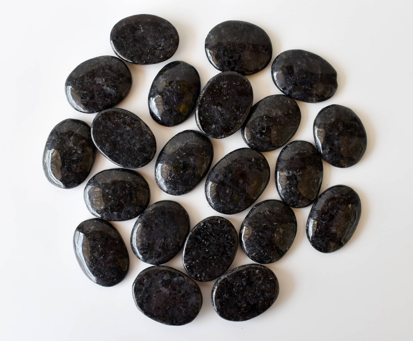 Real Indigo Gabbro Flat Stones