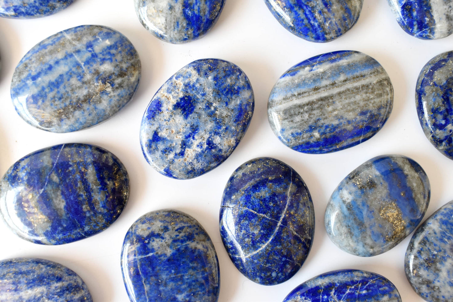 Lapis Lazuli Flat Gemstone Stone