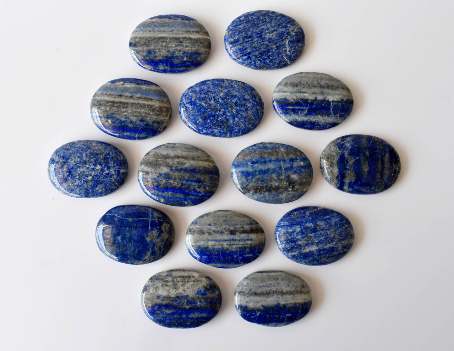 Lapis Lazuli Flat Gemstone Stone